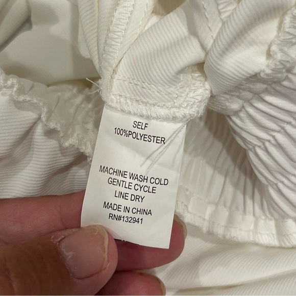 Amanda Uprichard Josietta Sleeveless Jumpsuit in Ivory.Size M - Picture 14 of 16